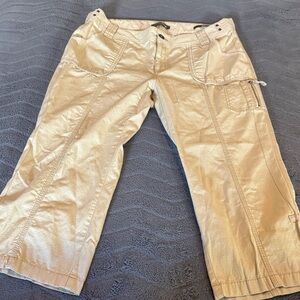 Eddie Bauer Tan Cropped Pants